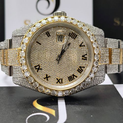 Hip Hop Vvs Moissanite Diamond Watch, Speciality : Elegant Attraction