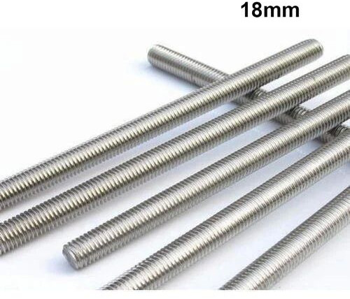 18 Mm Mild Steel Threaded Rod For Fitting Use