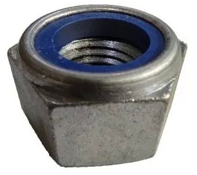 24 Mm Mild Steel Hex Nylock Nut