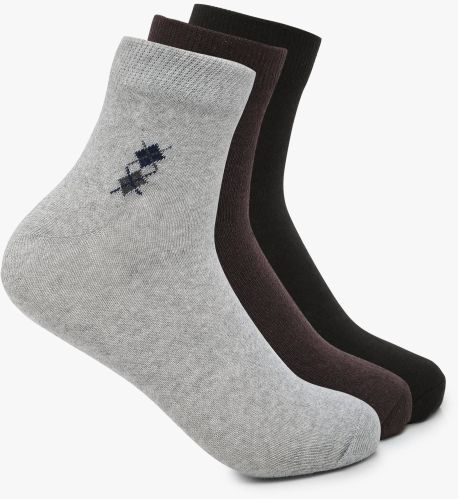 Cotton Lycra Plain Mens Socks Standard, Technics : Machine Made