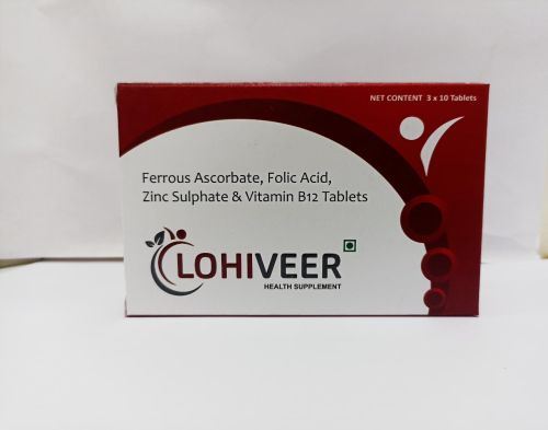 Multi Vitamin Tablet, Packaging Size : 30x1, Packaging Type : White