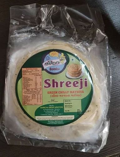 Shreeji Green Chilli Mathiya Papad, Shape : Round, Taste : Spicy