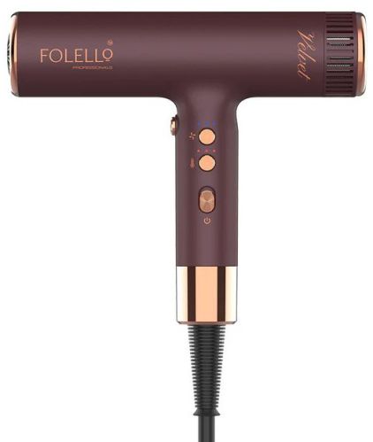 Velvete Brushless Hair Dryer, Color : Maroon For Parlour, Personal