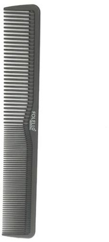 Plain FX-0811 Professional Carbon Fiber Cutting Comb, Color : Grey