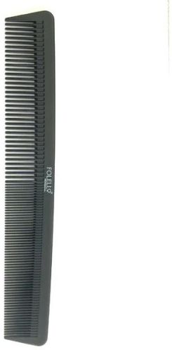 Plain FX-8918 Professional Carbon Fiber Cutting Comb, Color : Grey