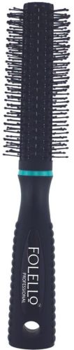 Ceramic FX-9511TD Premium Round Hair Brush, Color : Black