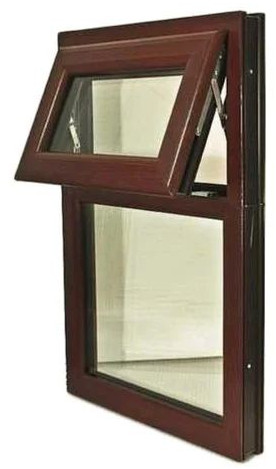 Polished UPVC Top Fixed Sliding Window, Color : Wooden Color