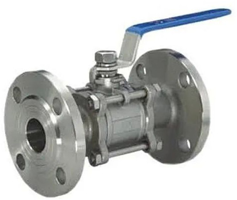 Stainless Steel Flanged End Ball Valve, Color : Grey
