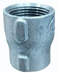 Polished Galvanized Iron Socket Weld Fitting, Color : Silver