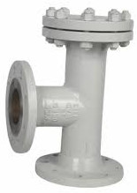 Mild Steel T Type Strainer, Color : Grey