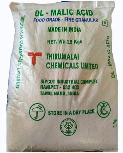 25 Kg DL Malic Acid Granular, Packaging Type : Bag, Purity : 99%