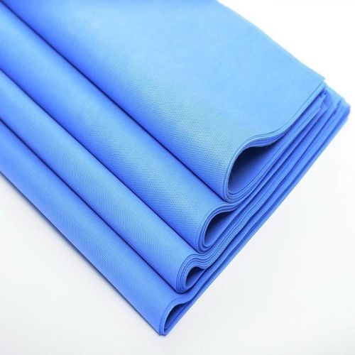 Plain 80X80 Cm Sterilization Wrapping Sheets, Color : Blue