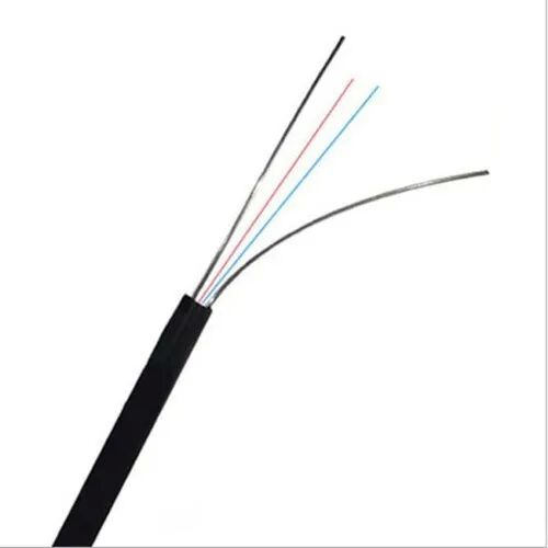 2 Core Armoured Fiber Optic Cable, Color : Black