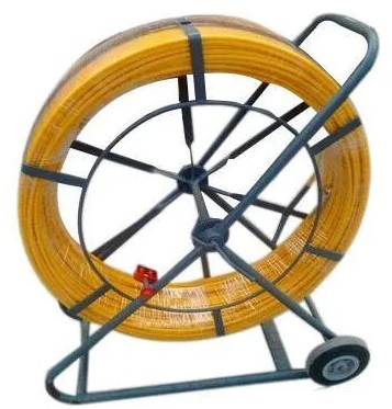 Yellow Fiberglass Duct Rodder, Length : 200-300 M