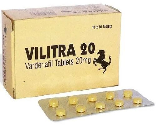 Vilitra 20 Mg Tablets, Composition : Vardenafil 20mg