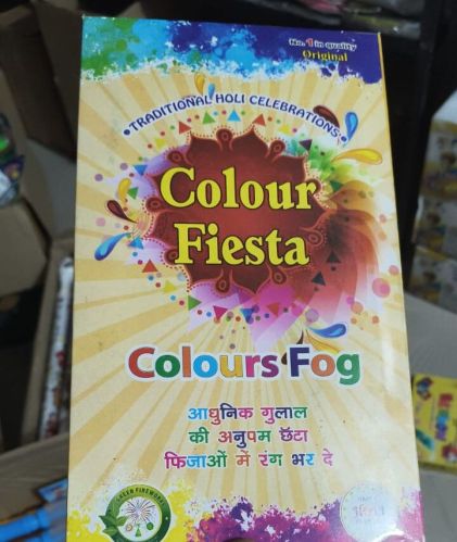 Fiesta Colour Fog, Color : Multicolor, Grade : Chemical Grade