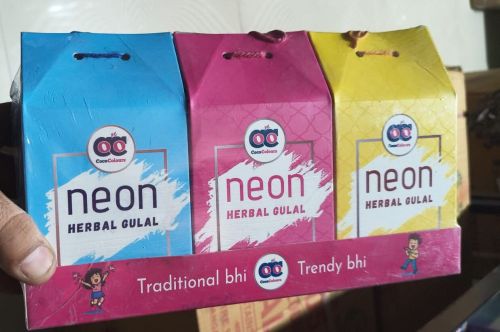 Neon Herbal Gulal Holi, Form : Powder, Grade : Chemical Grade