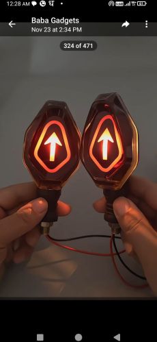Akshit Decor Flexible Matrix Motorcycle Indicator for Automobile