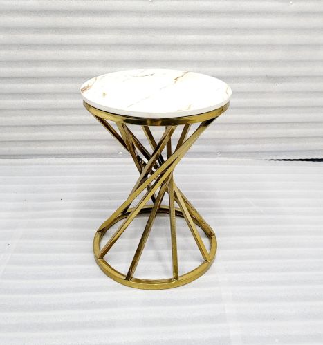 Plain Polished Marble Coffee Table Medium