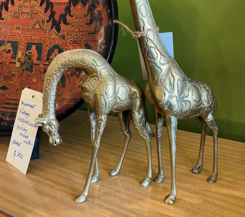 Solid Polished Brass Animal Statue for Gifting, Home Decor