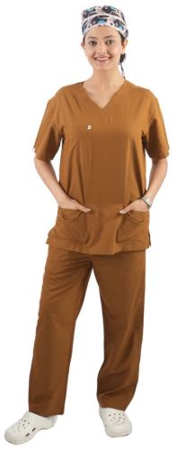 Printed Cotton Unisex Northern Bird Surgical Scrub Cap, Shape : Round