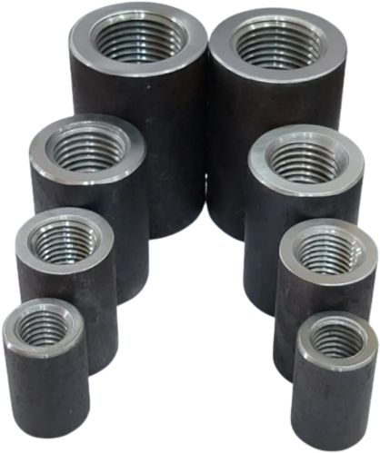 Non Polished Stainless Steel MS Coupler, Shape : Round for Jointing