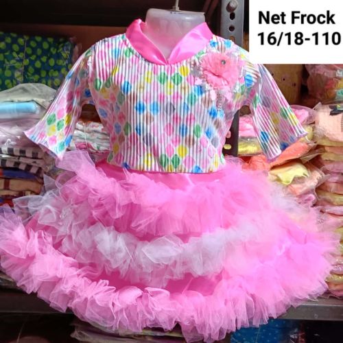 Printed Girls Frocks, Sleeves Type : 3/4th Sleeves