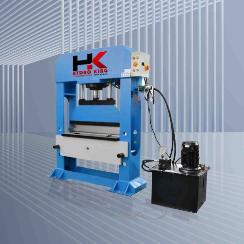 Mild Steel Semi Automatic Power Press Machine, Brand Name : Hydroking