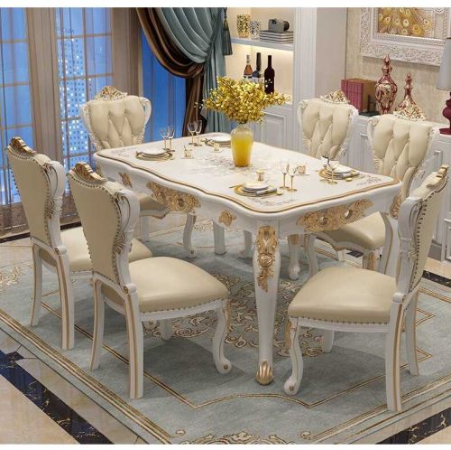 Printed Dining Table Set, Packaging Type : creamy
