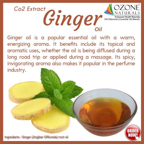 Ozone Naturals Ginger Oil, Color : Yellow, Certification : FSSAI