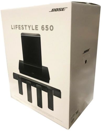 Bose Lifestyle 650 Home Entertainment System, Packaging Type : Black