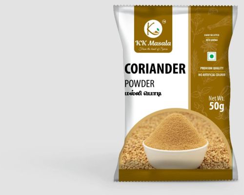 Coriander powder, Packaging Type : Plastic Packet