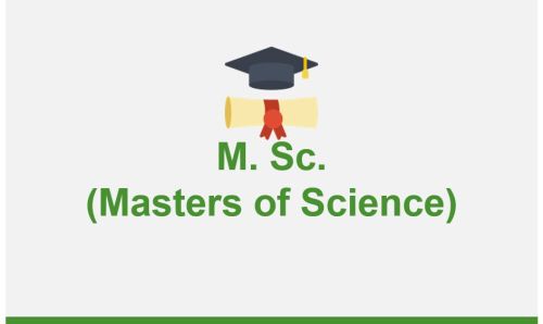 M Sc Master Of Science Course