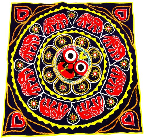 Embroidery Cotton Applique Work