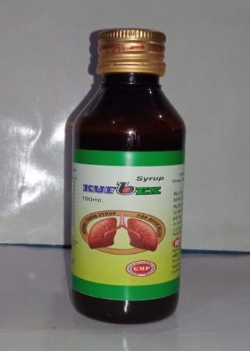 Abex Pharma Kufbex Cough Syrup, Form : Liquid, Bottle Size : 100 Ml