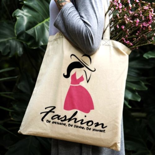 Printed Cotton shopping bag, Brand Name : Vadalo