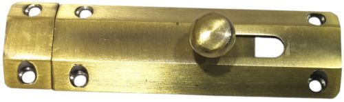 Finished Brass Zen Baby Latch, Brand Name : TUBA, Length : 75x45cm