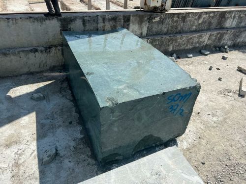 Polished Green Marble Blocks, Stone Form : Solid