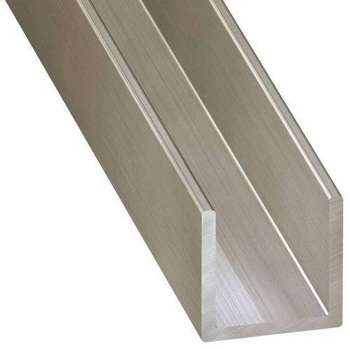 Stainless Steel Channels, Color : Silver for Industrial Use