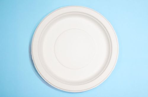 BAGGASE 6'' Round Plate |No Compartments, Packaging Type : WHITE