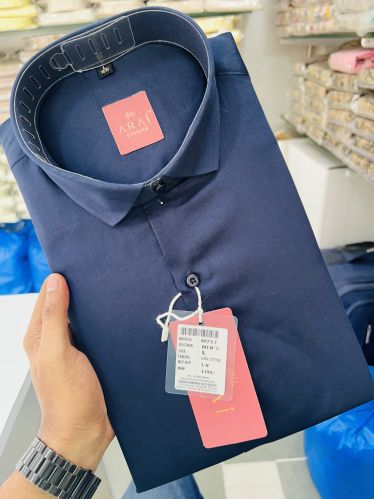 Plain Cotton Regular Collar ARAI Formal Shirts XL, XXL