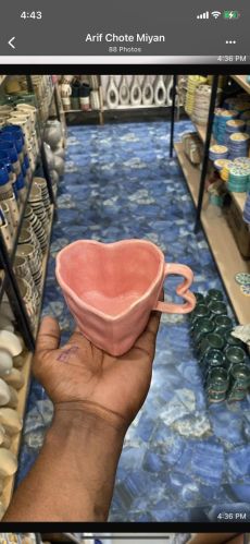 Polished Ceramic Coffee Mug Large, Medium Contemproray