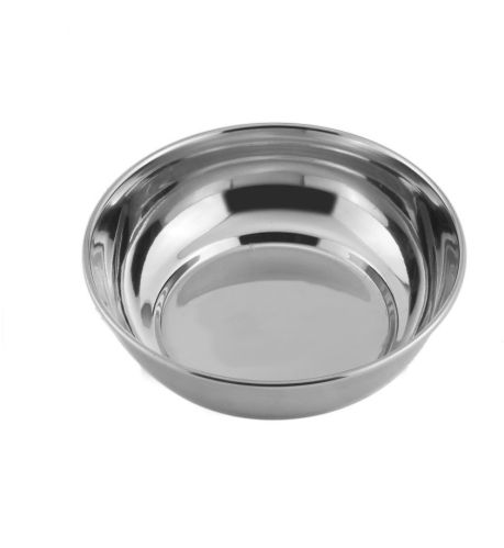 10 Inch Stainless Steel Bowl, Color : Silver