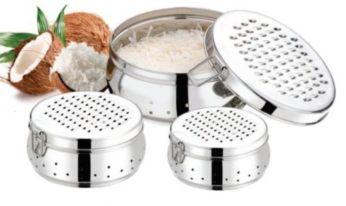 Stainless Steel Polished Multipurpose Grater & Storage Box