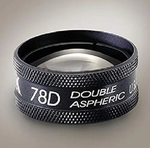 78 D Double Aspheric Lens, Color : Black, Packaging Type : Hard Box
