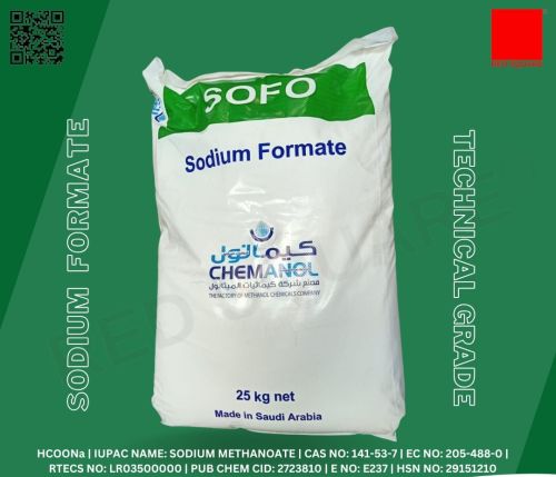 White Hcoona Powder Sodium Formate Sofo, For Industry, Grade Standard : Technical