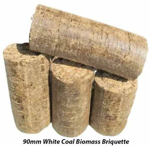 White Coal Biomass Briquette, Color : Brown, Purity : 99%