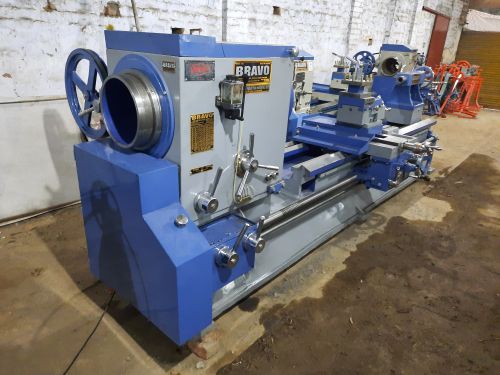 Polished Cast Iron Big Bore 12 Feet Lathe Machine, Color : Blue