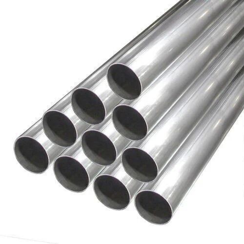 Polished SS201 Stainless Steel Round Pipe, Color : Silver 3 Inch