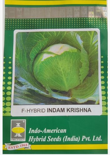 Indam Krishna Cabbage Seeds, Packaging Size : 10gm For Farming